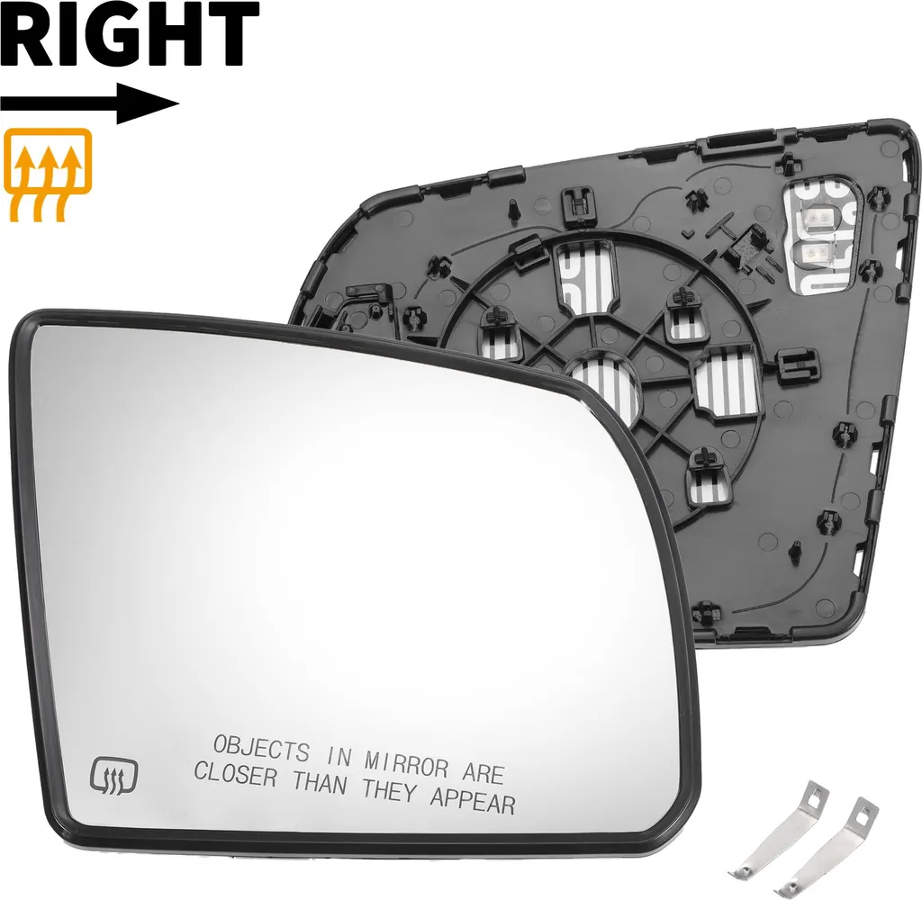 Glace de Rétroviseur Droit Chauffante pour Toyota Tundra et Sequoia
