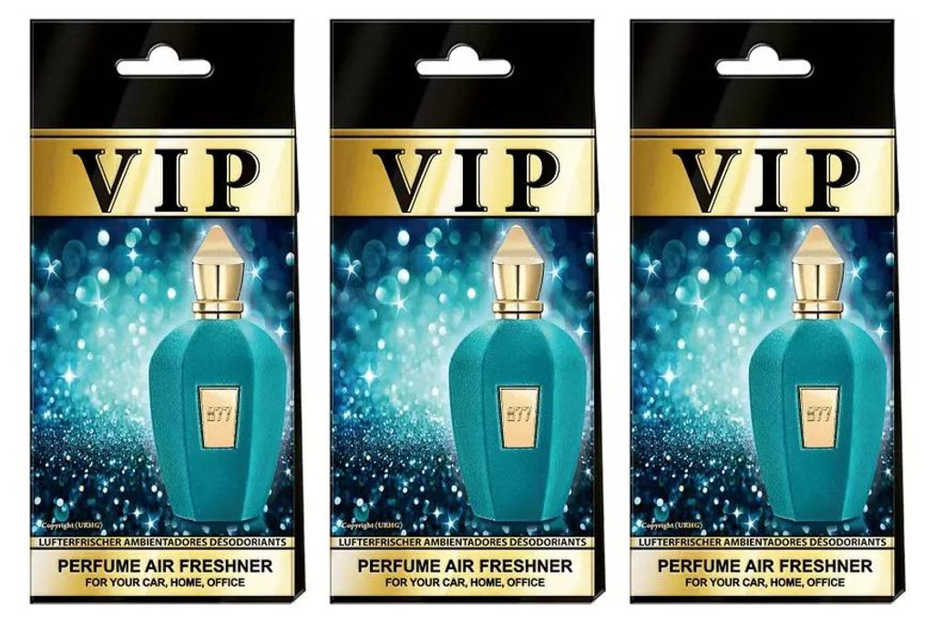 3x Auto Duft VIP 877, Lufterfrischer Auto,Duftbaum auto,Auto zubehör,Duftspender