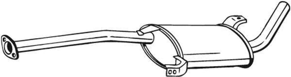 Bosal Mittelschalldämpfer 279-125