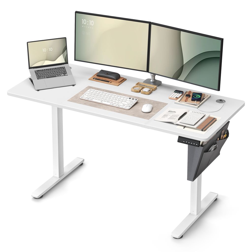 SONGMICS Výškově nastavitelný stůl elektrický 140 cm 4 Obrázek produktu 