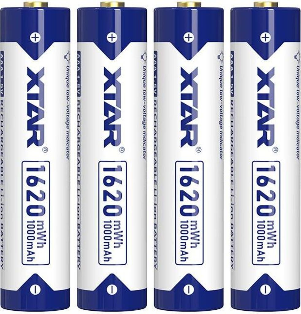 Batterie XTAR R03/AAA 1,5 V Li-ion 1620 mWh 1000 mAh avec Image du produit 