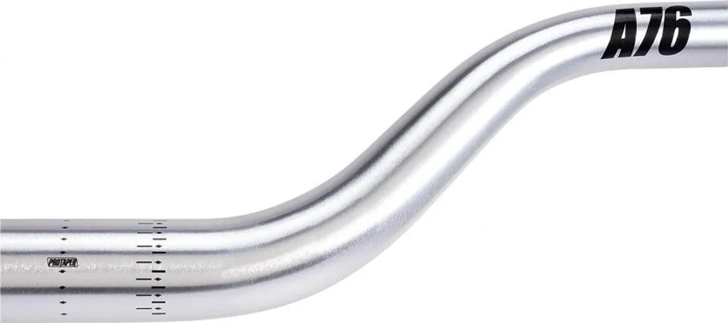 Cintre de VTT Protaper A76 robuste en alliage argenté de 810 mm de large