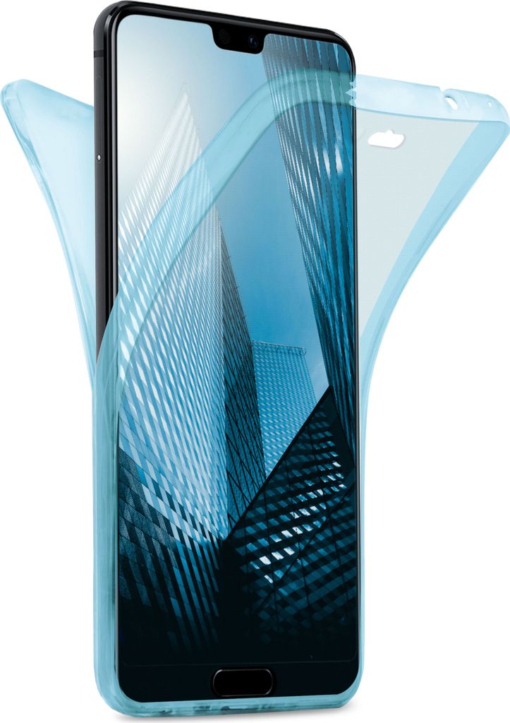 DOUBLE-Case für Huawei P20, Farbe:Aqua