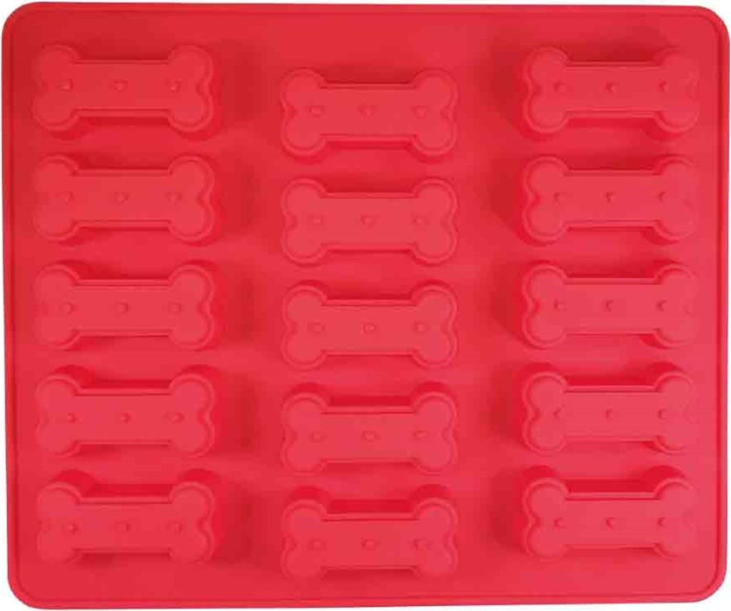 Silikon Backmatte "KNOCHEN" 30 x 25 cm; 15 St; 1 Figur