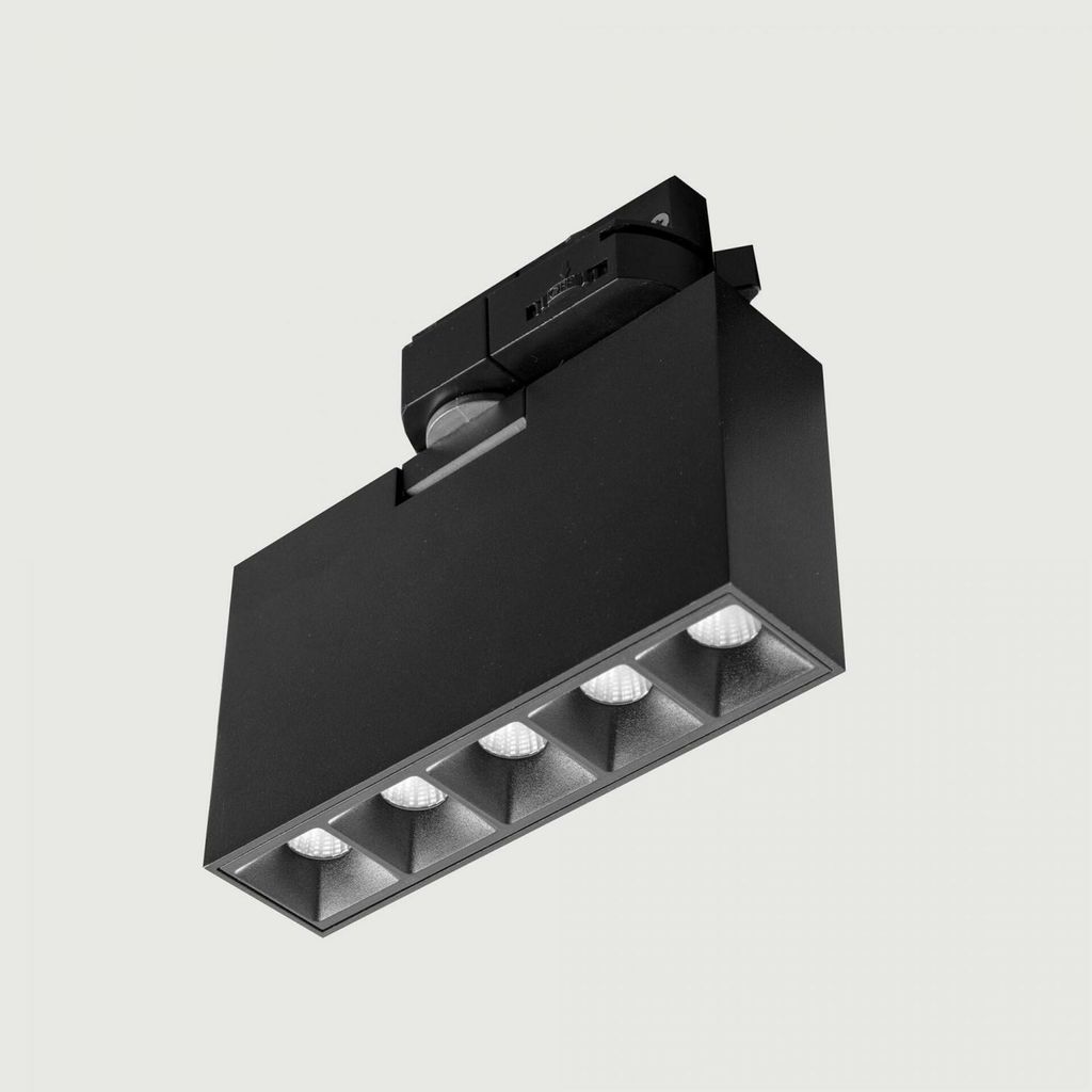 KOHL LIGHTING NSES Schienenstrahler 137x34,5 mm schwarz 10 W 45D CRI 90 3000K Dali