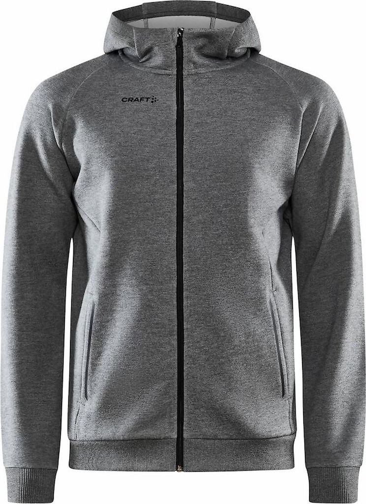 Craft Core Soul Full Zip Kapuzensweat Herren - Dunkelgrau Meliert