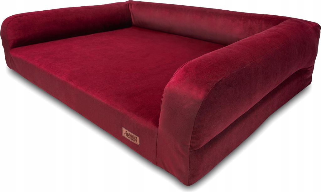 Hundebett, hart, orthopädisch, Samt, Boxer, Akita, HUGGY DOGGY XL