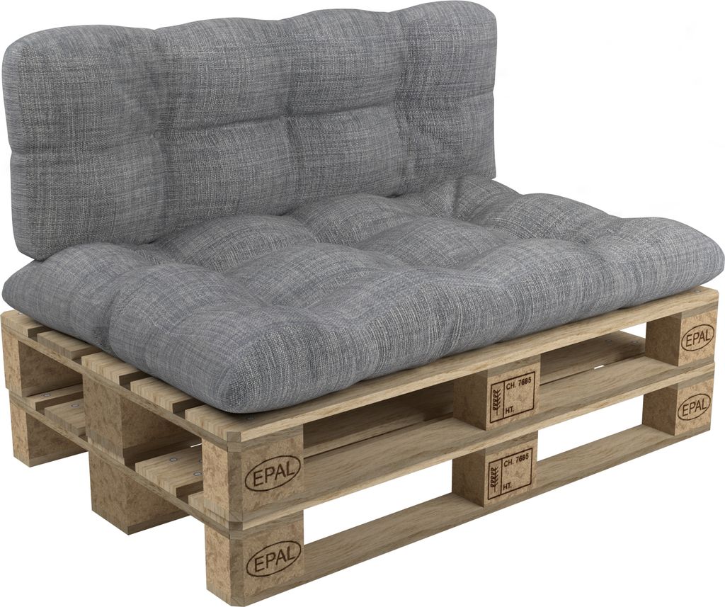 POKAR Cuscino per pallet con bella trapuntatura Cuscino per Immagine del prodotto 