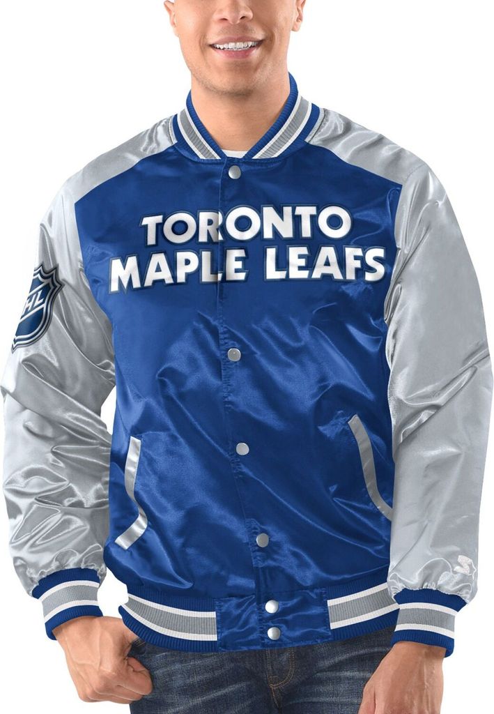 STARTER NHL Toronto Maple Leafs RENEGADE Satin Jacke - M