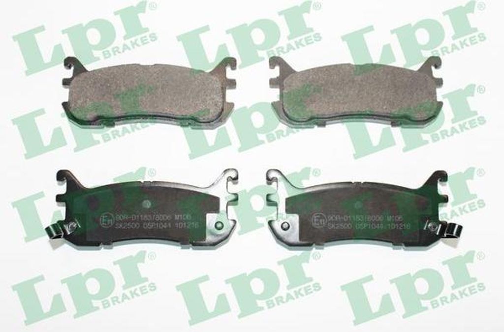 LPR 05P1044 Bremsbelagsatz, Scheibenbremse OE NAY52648Z kompatibel mit MX-5