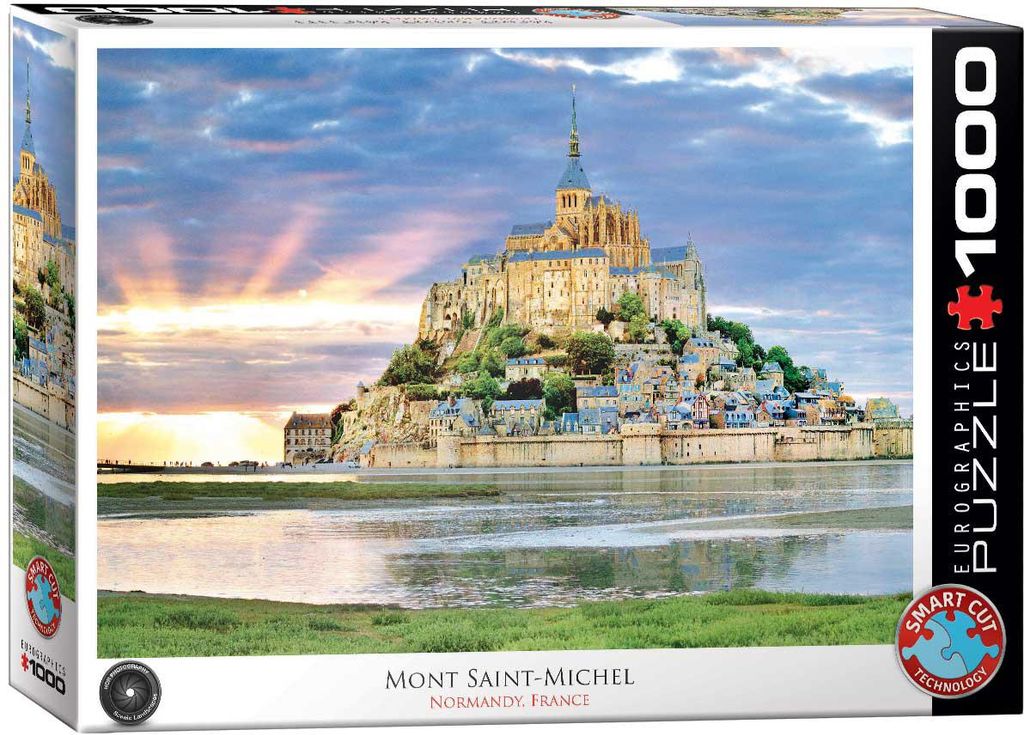 Puzzle 1000 dílků Eurographics Mont Saint-Michel Francie Obrázek produktu 