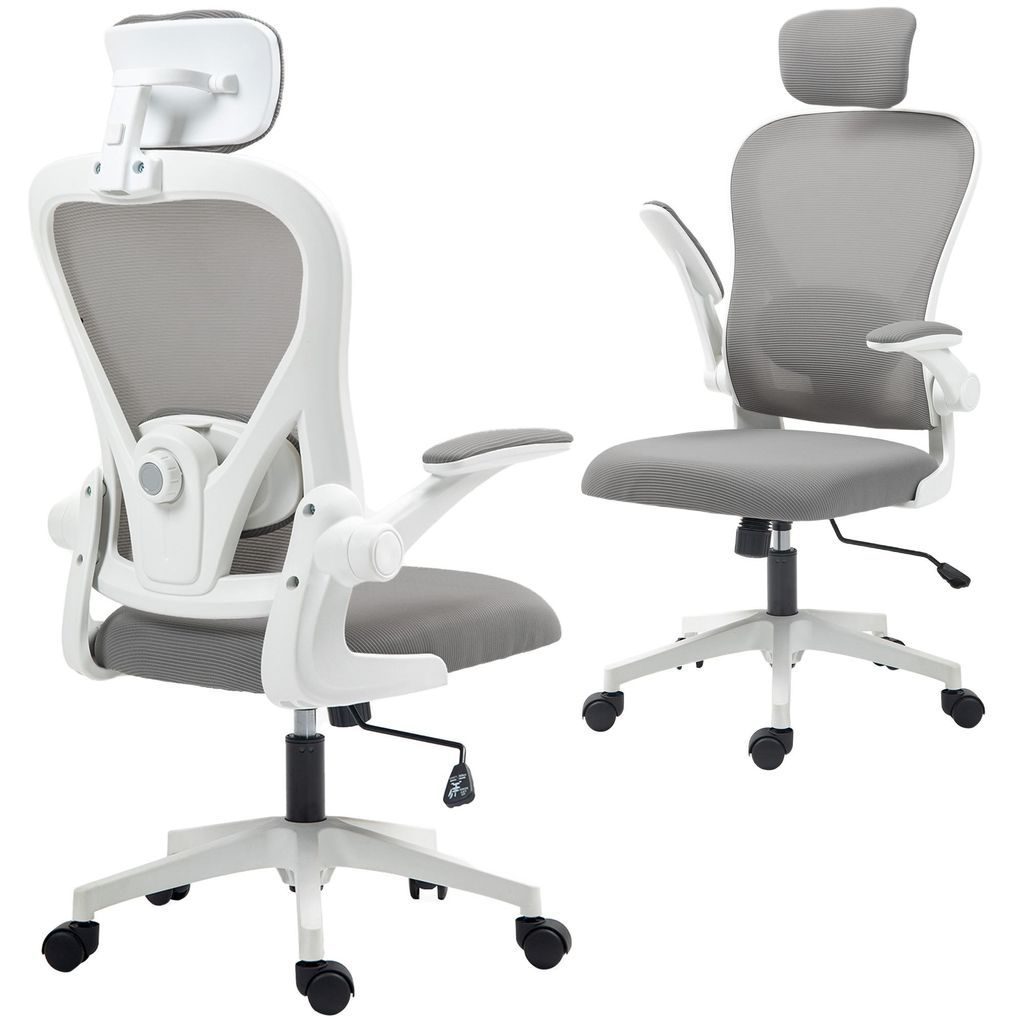 HOMCOM Bürostuhl Ergonomischer Schreibtischstuhl mit Produktbild 