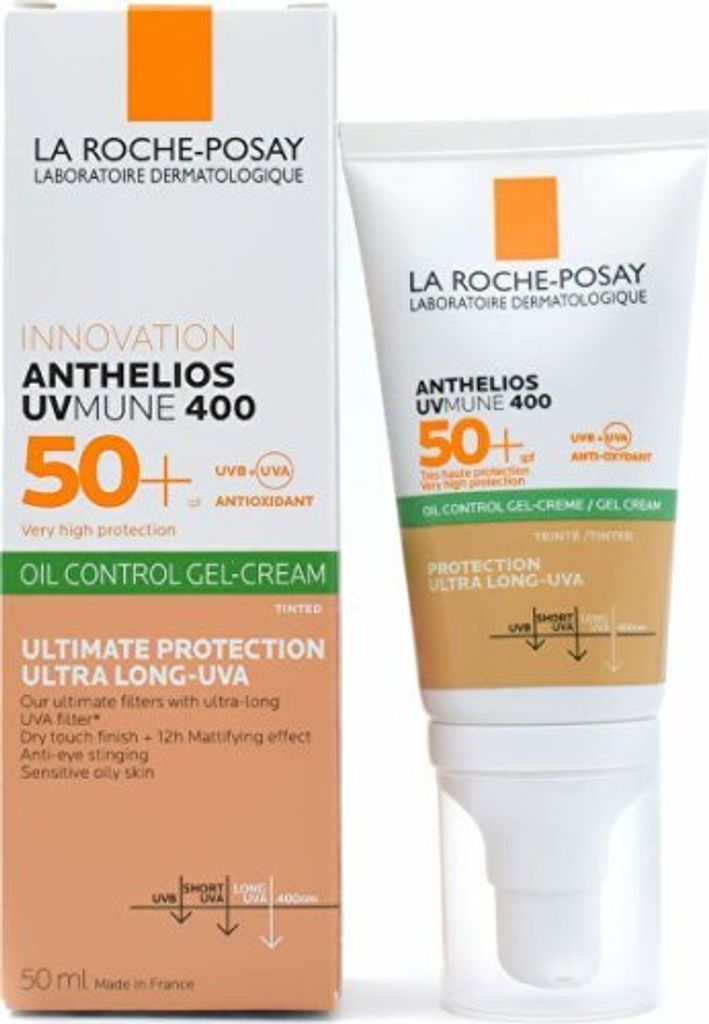 La Roche Posay Anthelios Crema Gel Dry Touch Color FPS50+ Immagine del prodotto 