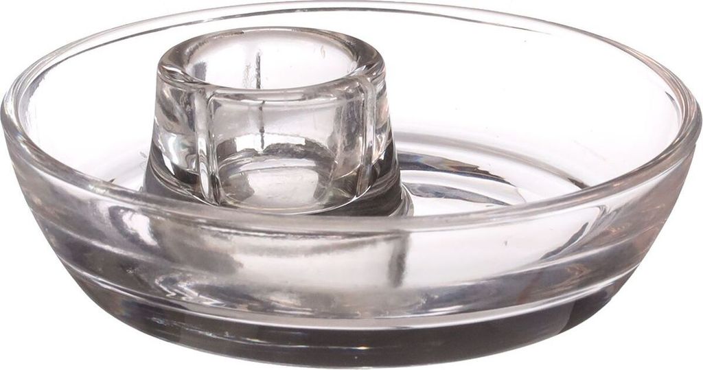 Glas Kerzenhalter 'Mia' mit kleiner Dekoschale, Ø10 x H.3 in vielen Farben wählbar | Kerzenständer | Kerzenhalter für Ihre Tischdekoration zur ...