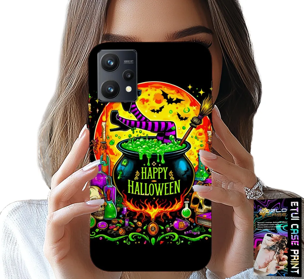 Recensione Cover Realme 9 5G Vetro Temperato Halloween Strega