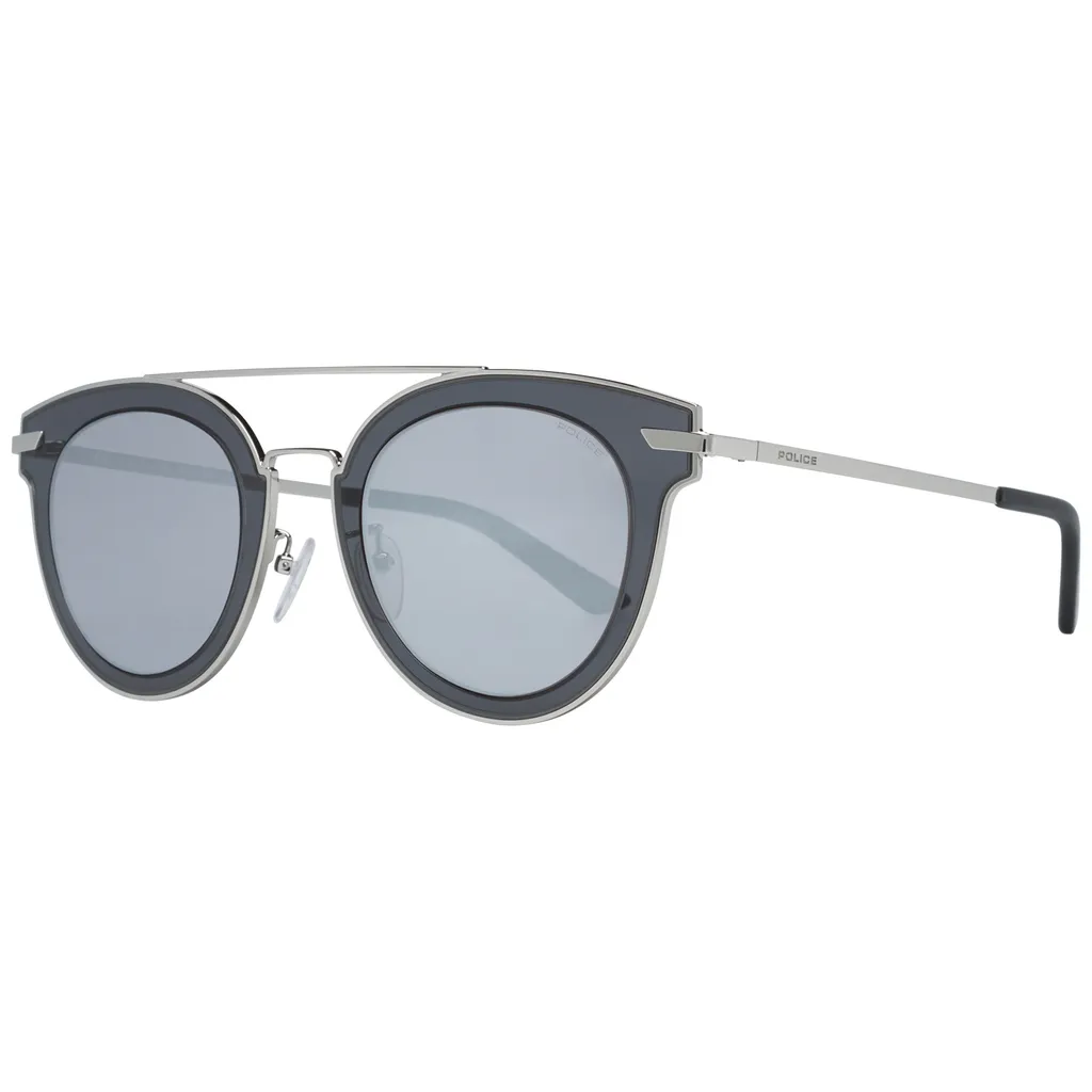 Police SPL543G 579K Occhiali da Sole Uomo 50mm - Argento Specchiato