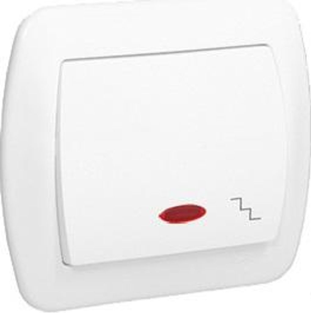 Akord Treppenschalter P/T Mit Beleuchtung Weiss - E131Aa-Kn038