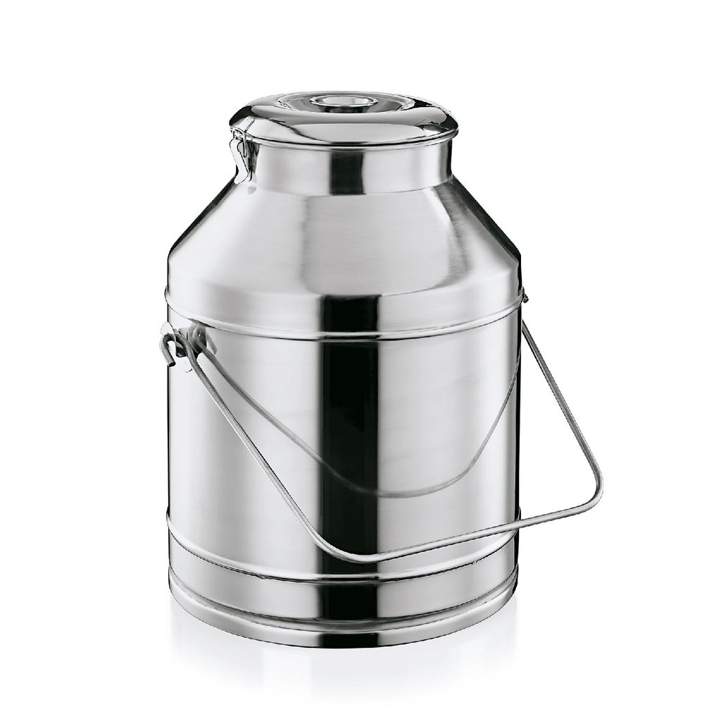 Milchkanne / Transportkanne, 25 Liter, CNS, mit Henkel