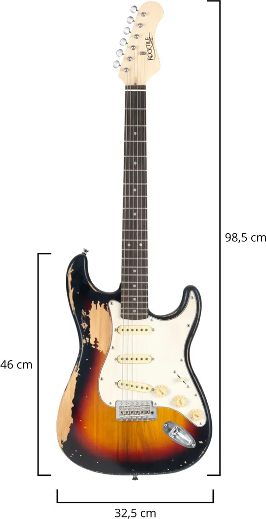 Guitare électrique Rocktile Vintage ST-BBSB Scène & Studio - 6