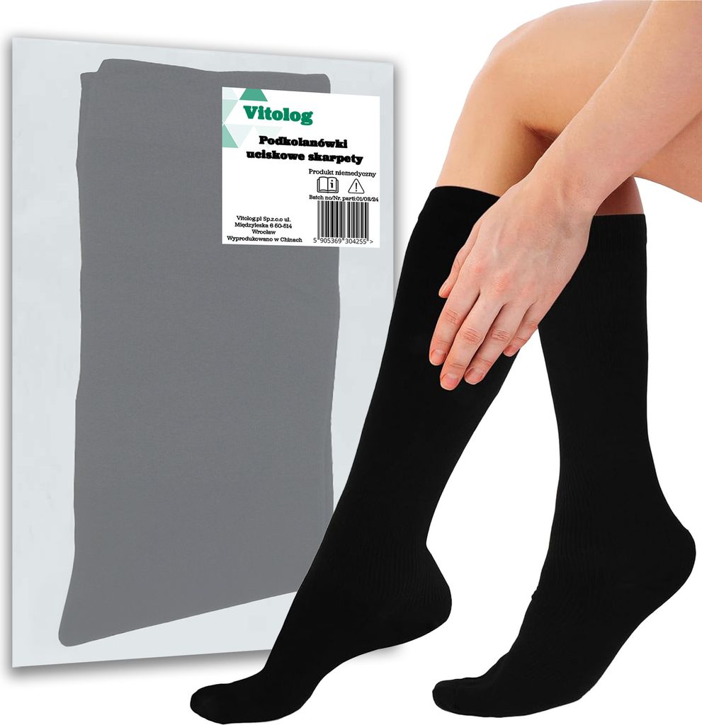 Vitolog Stützstrümpfe Reisestrümpfe Damen & Herren Produktbild 1