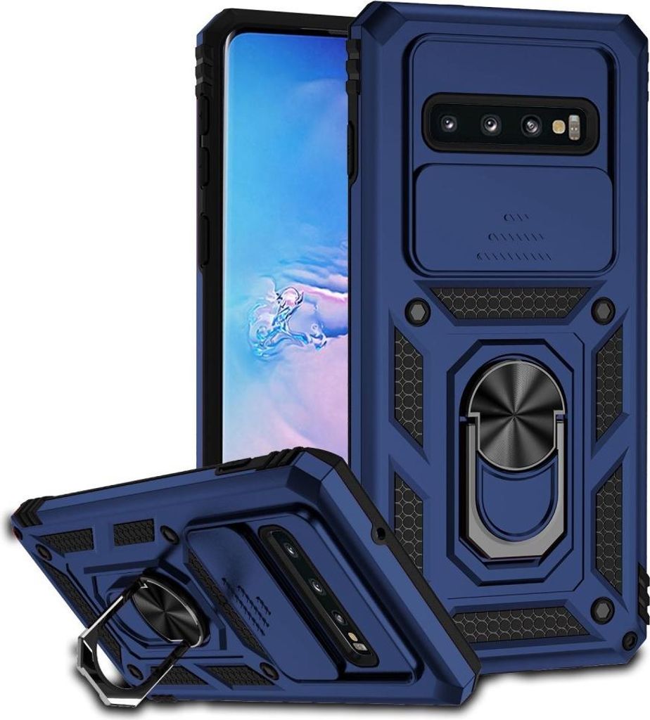 Samsung Galaxy S10 Hülle - Coverup Armor Ring Ständer Back Produktbild 