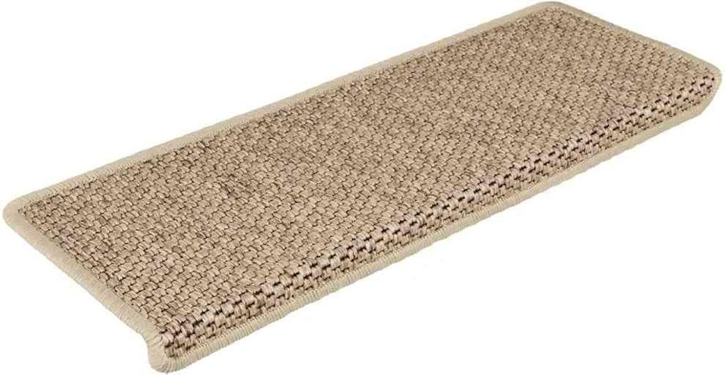 vidaXL Tapis d'escalier autocollant aspect sisal 15 pcs. Image du produit 