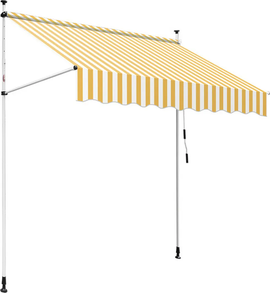 Tenda da Balcone Jopassy 300cm | Protezione Solare Senza Foratura