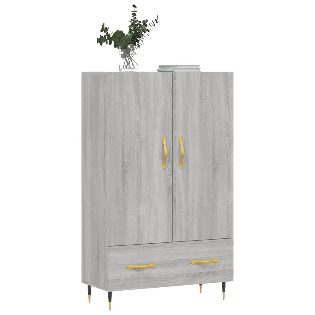 Credenza Alta Grigio Sonoma 69,5x31x115 cm | Arredo Casa Economico e Chic - 3