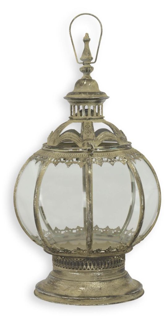 Windlicht Laterne Metall Replikat Retro Design Dekoration