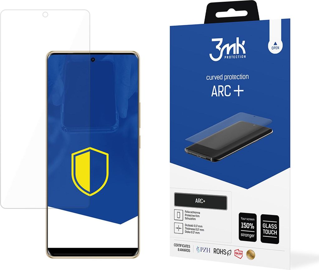 3mk Display Schutzfolie ARC+ für Infinix Note 40 Pro+ 0,17mm Self-Heal