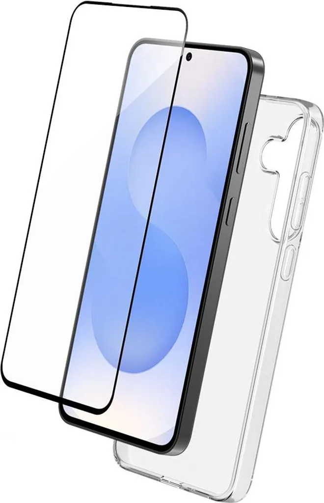 Kit de protection intégrale Galaxy S25 FE avec coque et verre trempé