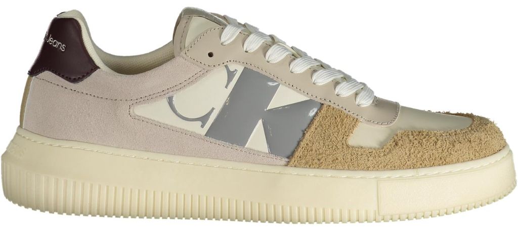 Moderner Herrensportschuh in Beige mit recyceltem Produktbild 