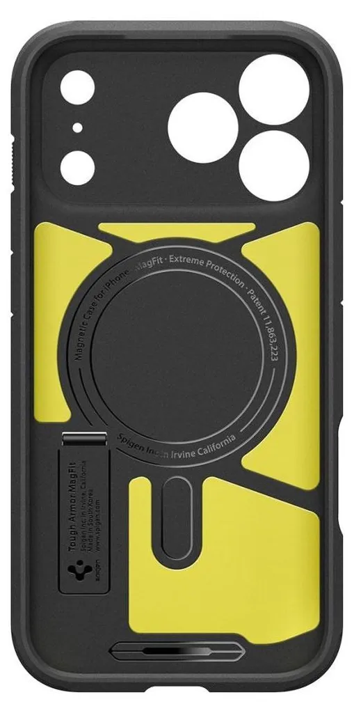 Coque antichoc iPhone 17 Pro Max Spigen Tough Armor T avec béquille
