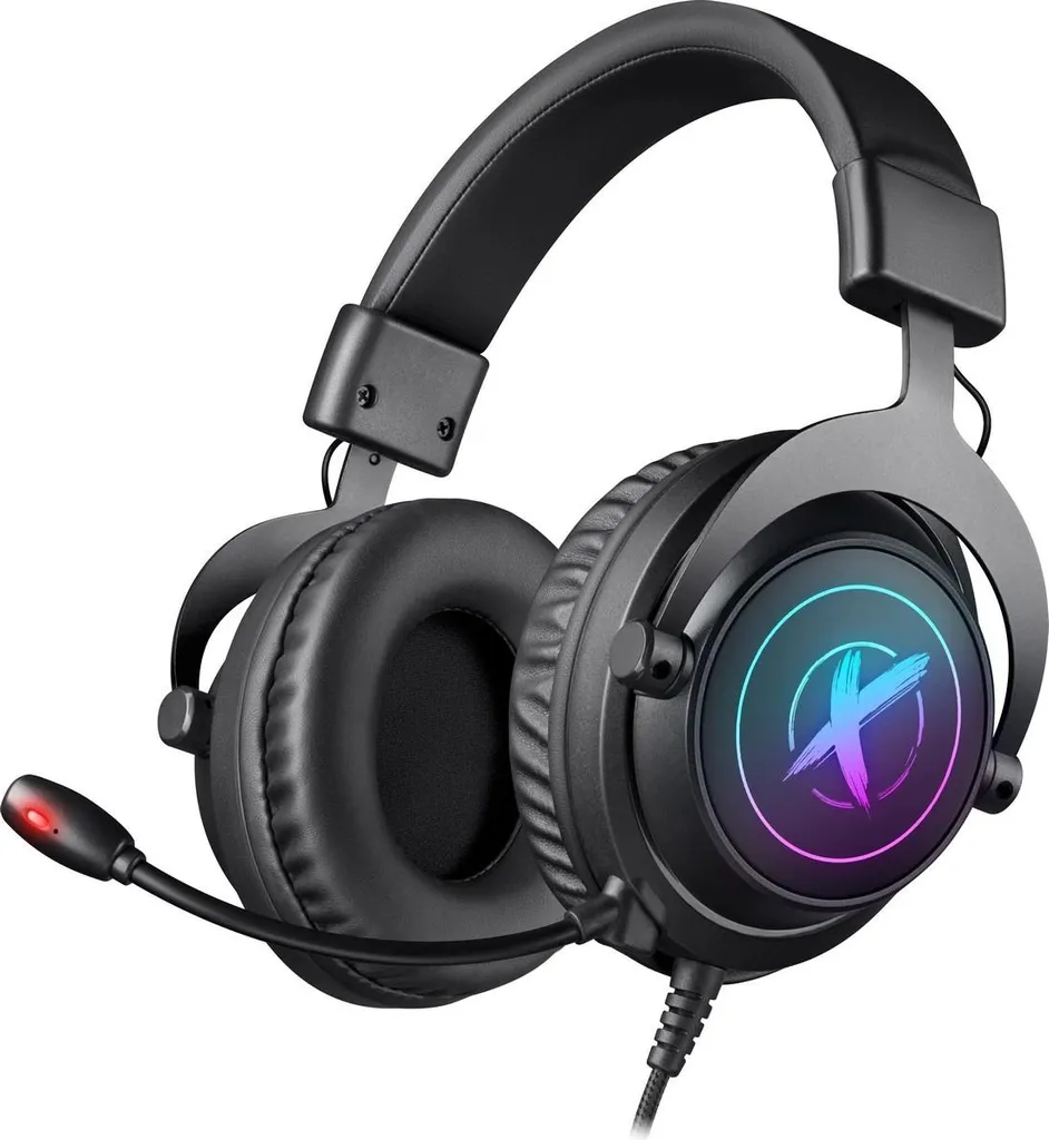 Casque gaming RGB à son surround virtuel 7.1 et micro Defender