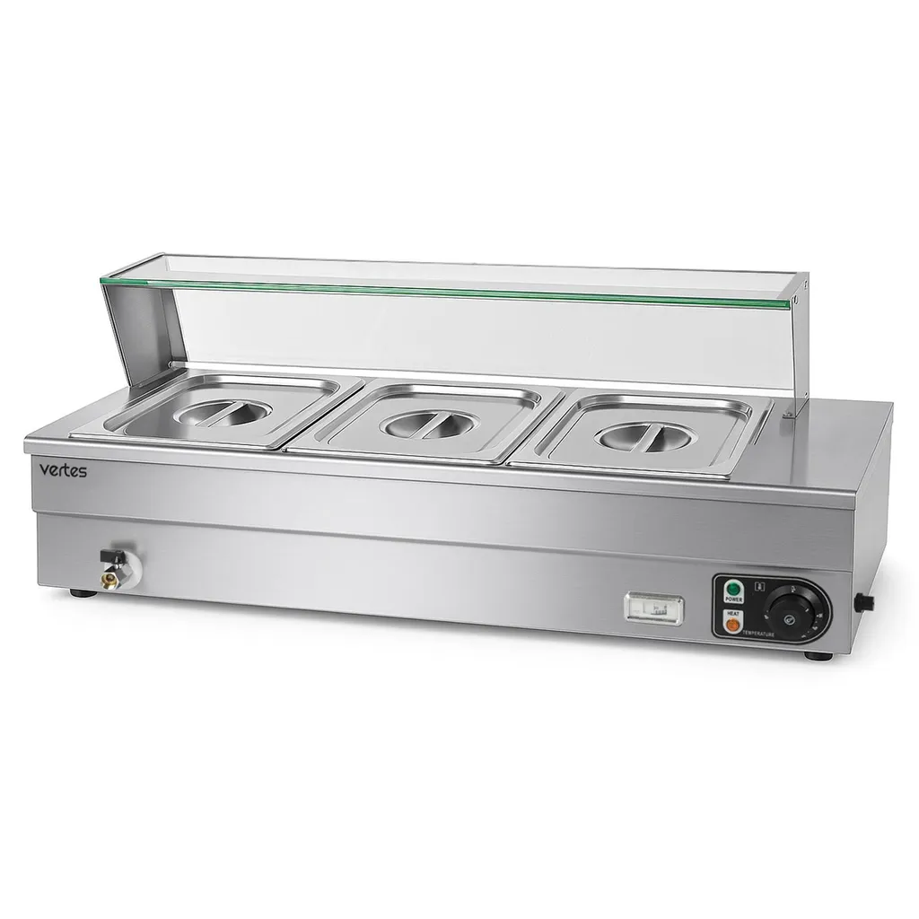 Bac Isotherme Électrique en Inox : Fini les Plats Froids au Buffet 1500W