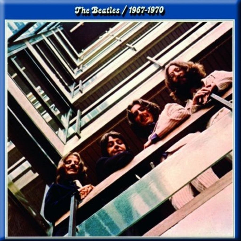 Die Beatles - Blaues Album Kühlschrank Magnet Produktbild 