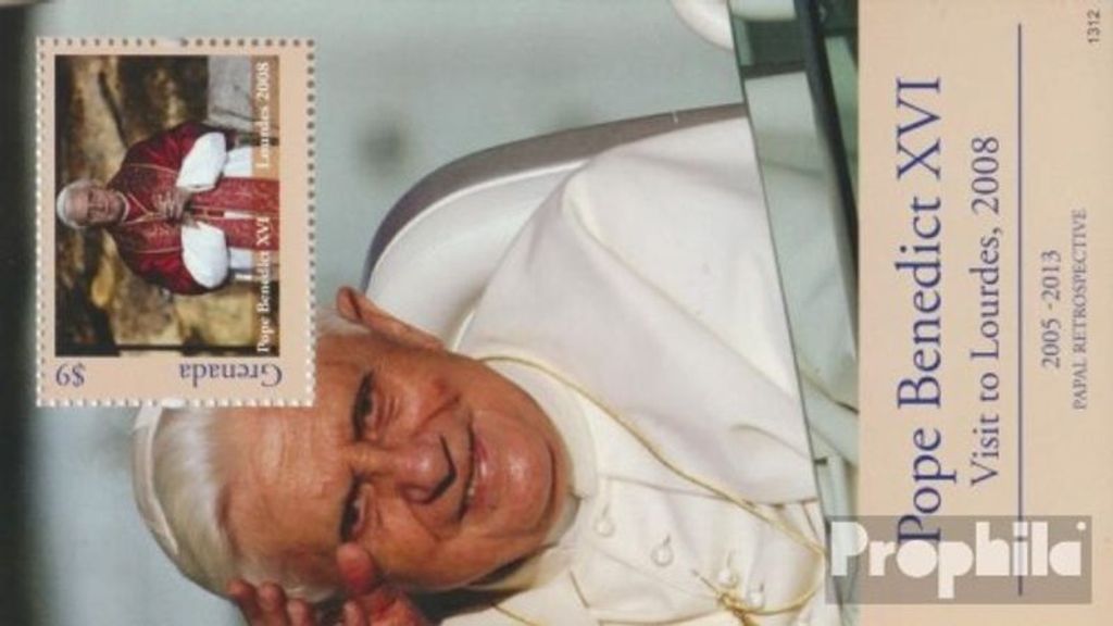 Briefmarken Grenada 2013 Mi Block831 (kompl.Ausg.) postfrisch Reisen von Papst Benedikt XVI.