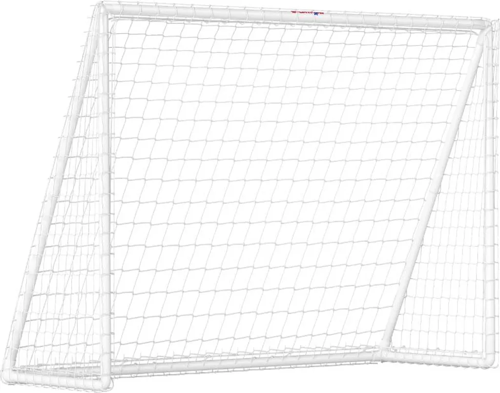 Grand but de foot pour jardin avec structure résistante et filet de 2,4m