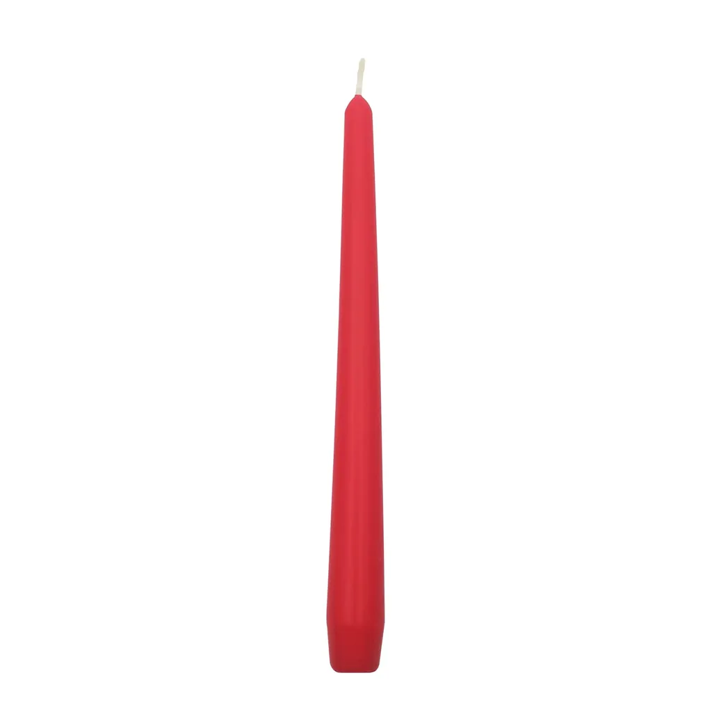 Hofer Candele Coniche Rosse 200 Pezzi - Lungo Durata 7h Senza Fumo - 2
