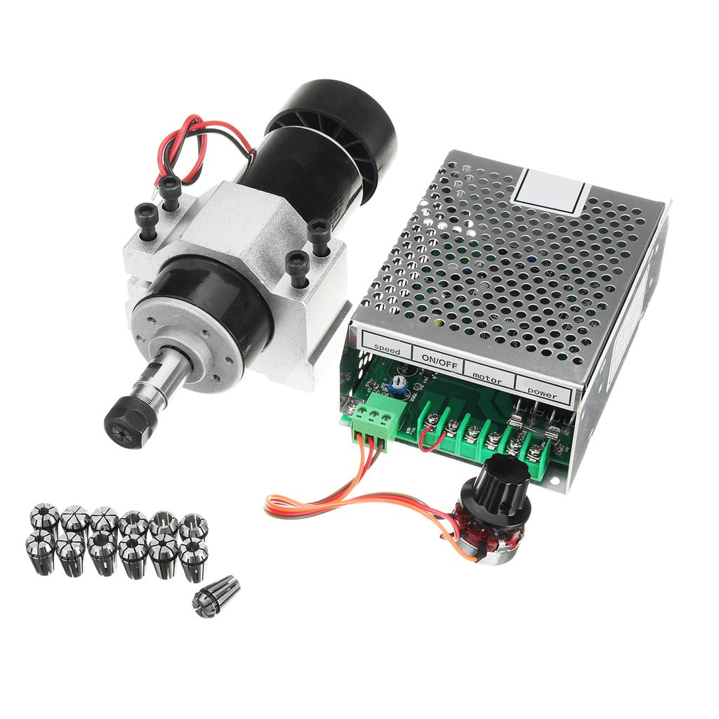 ER11 500W 12000RPM High Speed Brushless PCB Spindel Motor DIY Engraver Zubehör 