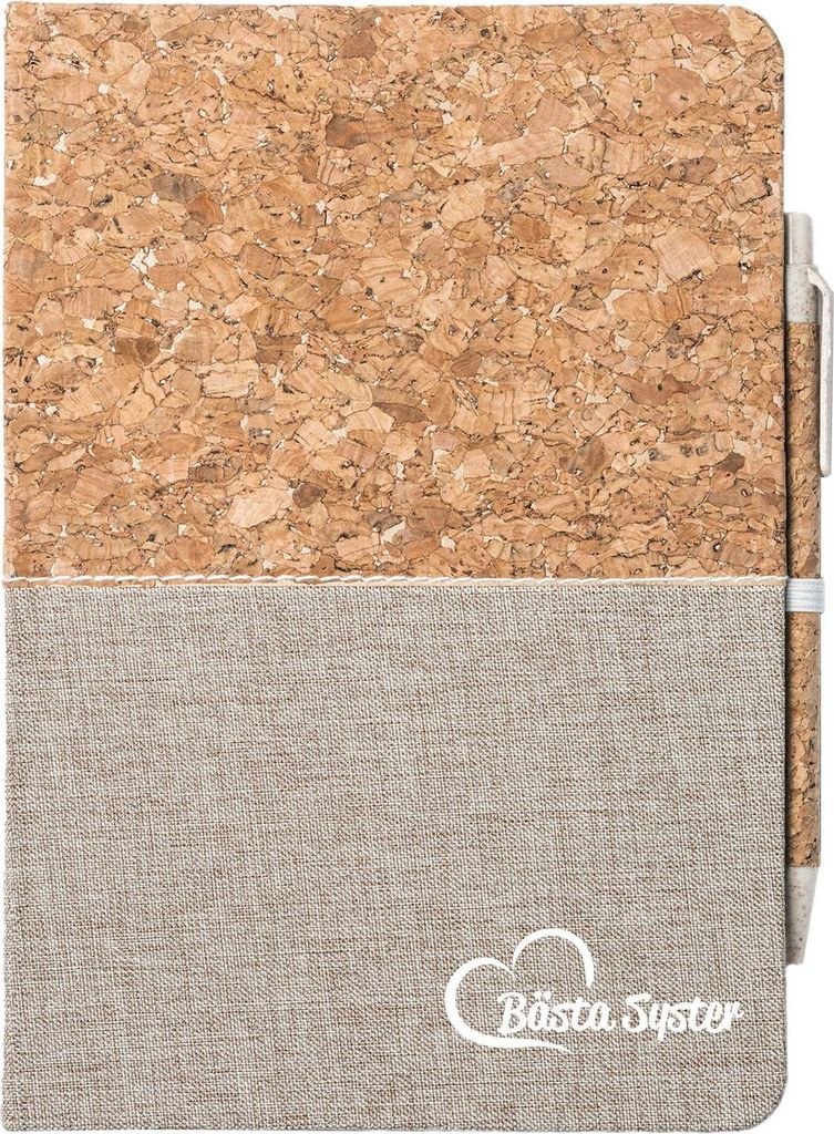 Huuraa Notizbuch A5 Bästa Syster Hjärta 80 Blatt inkl. Kugelschreiber Tagebuch Geschenkidee