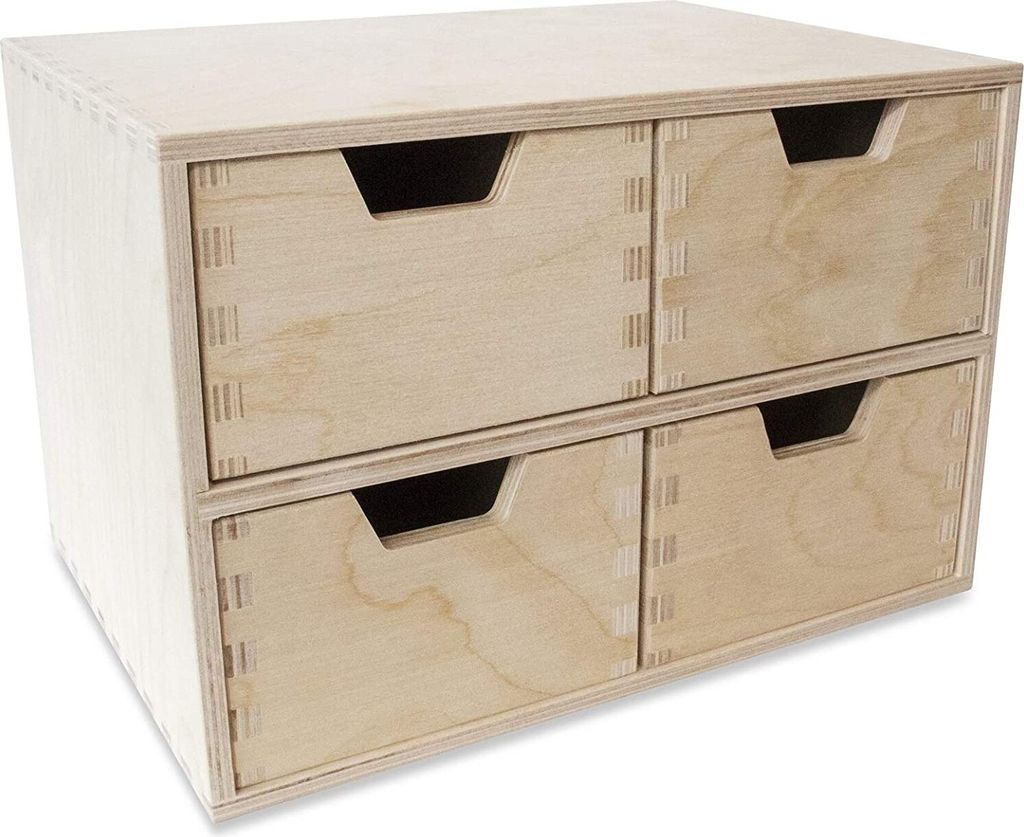 Creative Deco Schubladen-Box aus Birken-Sperrholz | 4 Produktbild 
