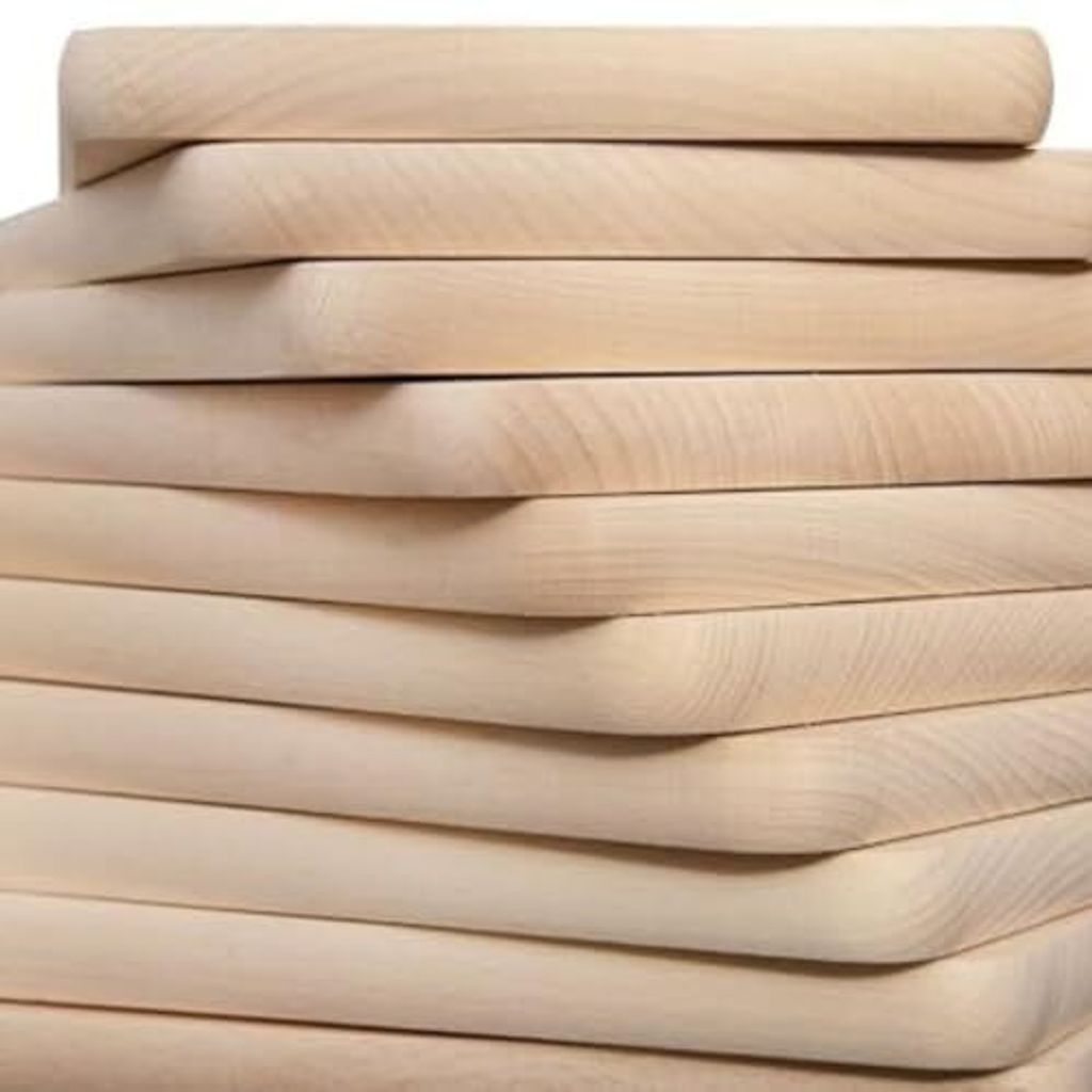 Frühstücksbrettchen Holz - Natur Buche unbehandelt - Produktbild 