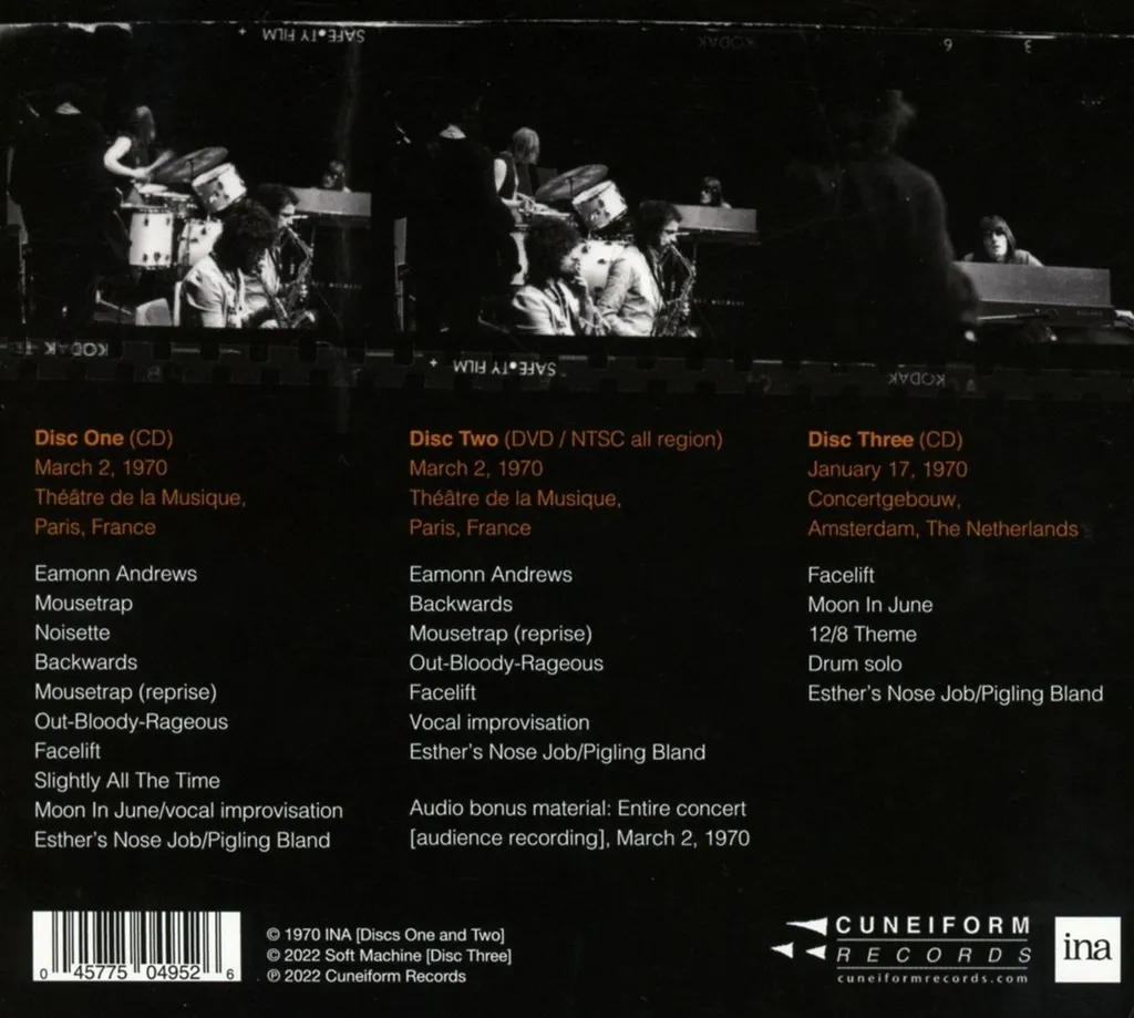 Soft Machine Facelift Live CD - Enfin une Version Audio Restaurée