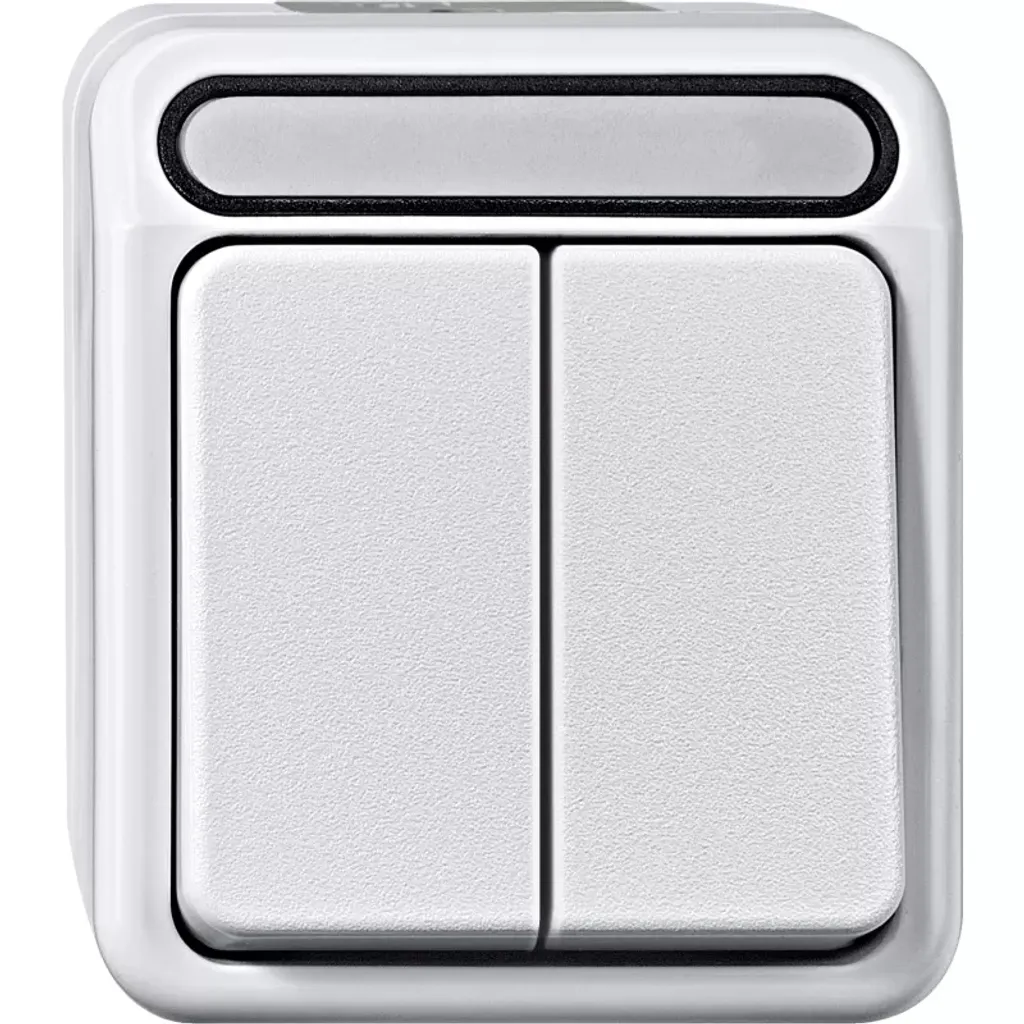 Interrupteur Merten MEG3115-8019 AQUASTAR blanc polaire pour rénovation