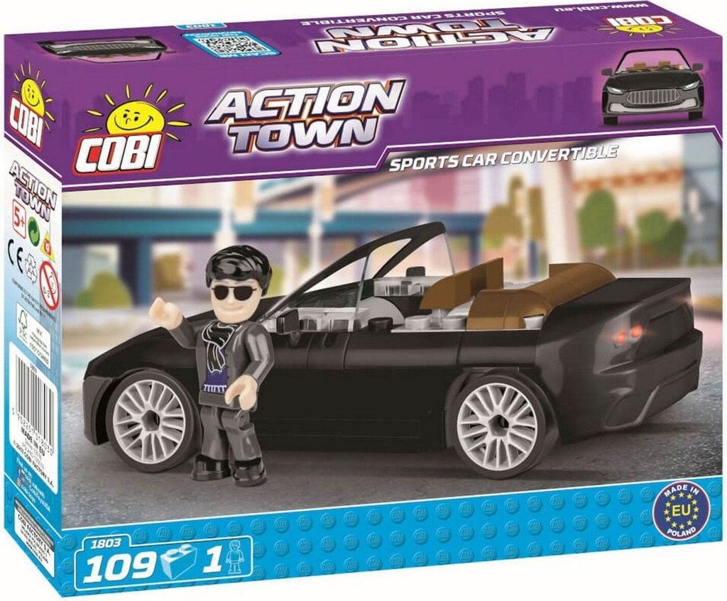 Cobi Action Town 1803 Cabrio-Sportwagen Cobra 109kl S.6