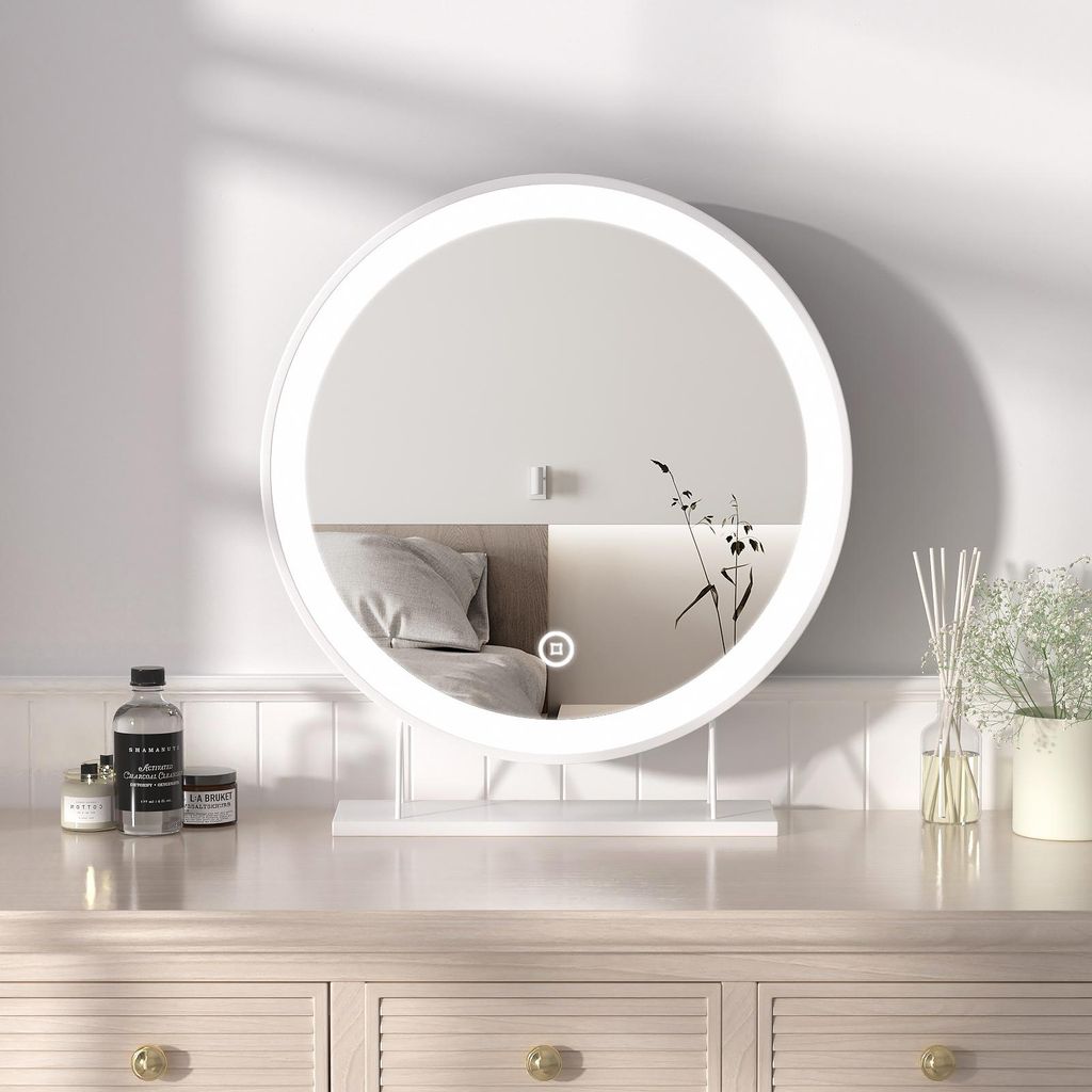 Heilmetz lusterko do makijażu z oświetleniem Φ40cm Białe Zdjęcie produktu 