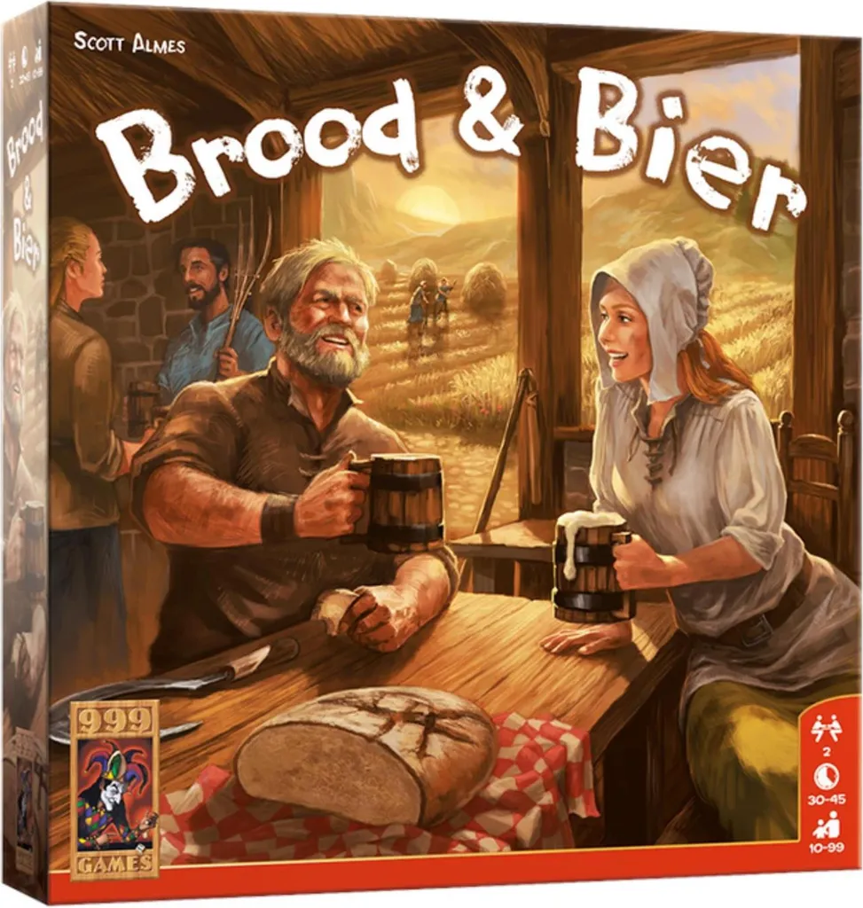 999 Games Bread and Beer jeu de société de stratégie pour 2 joueurs