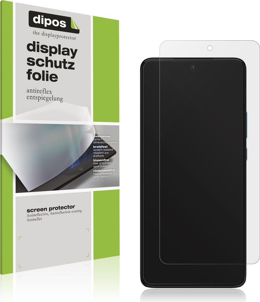 5x Schutzfolie für Motorola Edge 30 matt Displayschutzfolie Folie Display Schutz dipos