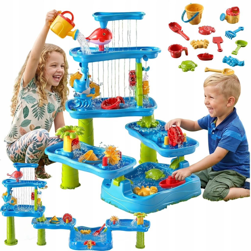 XXL Wasser- und Sandspieltisch | Matschtisch mit 30+ Produktbild 